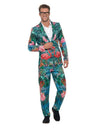 Hawaiian Tropical Flamingo Suit, Multi-Coloured