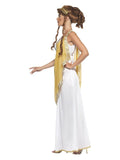 Helen of Troy Costume, White & Gold Dress Loud