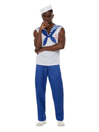 High Seas Sailor Costume, White Dress Loud