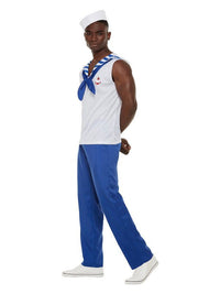 High Seas Sailor Costume, White Dress Loud
