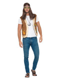 Hippie Waistcoat, Unisex, Brown Dress Loud