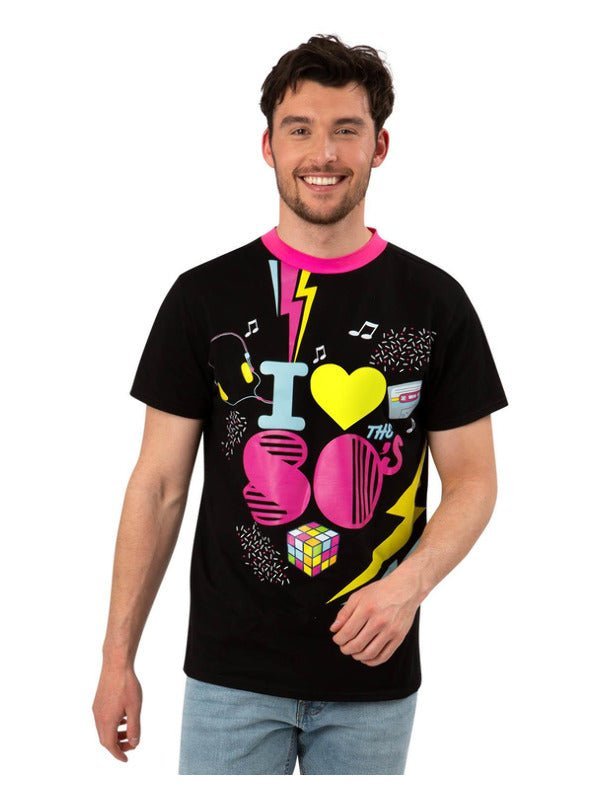 I Love the 80s Printed T-Shirt, Unisex Dress Loud