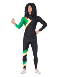 Jamaican Hero Costume, Black Dress Loud