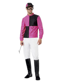 Jockey Costume, Pink & Black Dress Loud