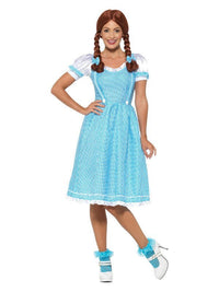 Kansas Country Girl Costume, Blue & White Dress Loud
