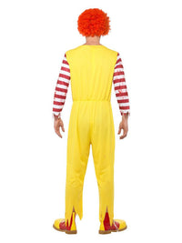 Kreepy Killer Clown Costume, Yellow & Red Dress Loud