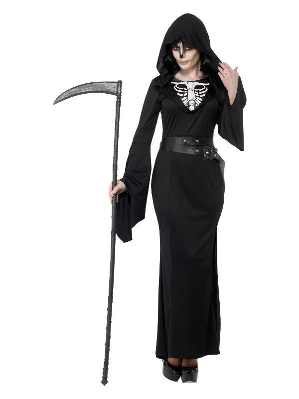 Lady Reaper Costume, Black Dress Loud