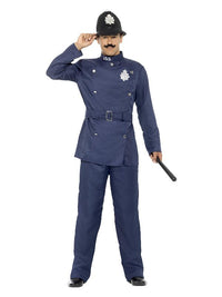London Bobby Costume, Blue Dress Loud