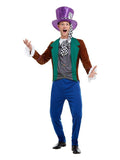 Mad Hatter Costume, Multi-Coloured Dress Loud