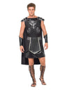 Male Dark Gladiator Costume, Black