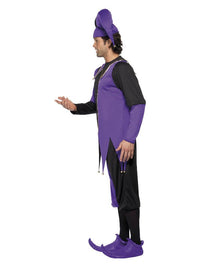 Medieval Jester Costume, Purple Dress Loud