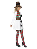 Miss Snowman Costume, White Dress Loud