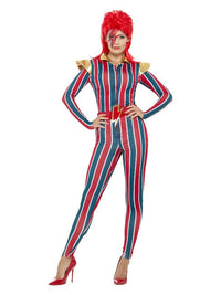 Miss Space Superstar Costume, Multi-Coloured Dress Loud