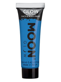 Moon Glow - Glow in the Dark Face Paint, Blue Dress Loud