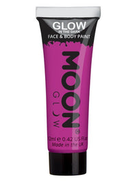 Moon Glow - Glow in the Dark Face Paint, Purple Dress Loud
