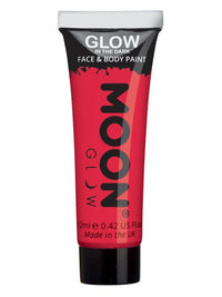 Moon Glow - Glow in the Dark Face Paint, Red Dress Loud