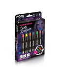 Moon Glow Intense Neon UV Body Crayons, Assorted Dress Loud