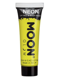 Moon Glow Intense Neon UV Face Paint, Intense Yell Dress Loud