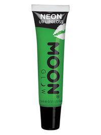 Moon Glow Intense Neon UV Fruity Lipgloss, Green Dress Loud