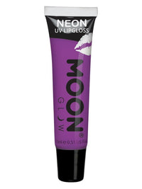 Moon Glow Intense Neon UV Fruity Lipgloss, Purple Dress Loud