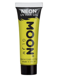 Moon Glow Intense Neon UV Hair Gel, Intense Yellow Dress Loud
