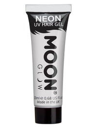 Moon Glow Intense Neon UV Hair Gel, White Dress Loud