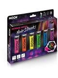 Moon Glow Intense Neon UV Hair Streaks, Assorted Dress Loud