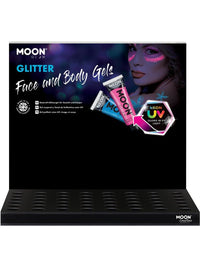 Moon Glow Neon UV Fine Glitter Gel, Dress Loud