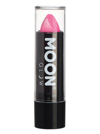 Moon Glow - Neon UV Glitter Lipstick, Hot Pink Dress Loud