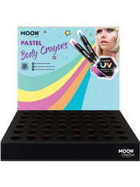 Moon Glow Pastel Neon UV Body Crayons, Dress Loud