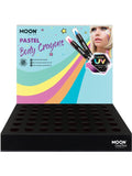 Moon Glow Pastel Neon UV Body Crayons, Dress Loud