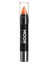Moon Glow Pastel Neon UV Body Crayons, Pastel Oran Dress Loud