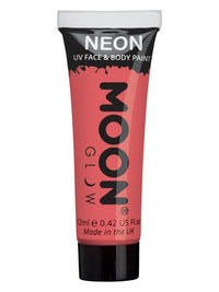Moon Glow Pastel Neon UV Face Paint, Pastel Coral Dress Loud