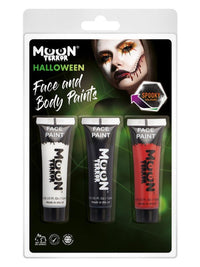 Moon Terror Halloween Face & Body Paint, Dress Loud