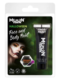 Moon Terror Halloween Face & Body Paint, Black Dress Loud
