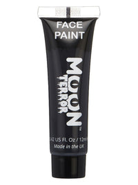 Moon Terror Halloween Face & Body Paint, Black Dress Loud