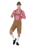 Mr Bavarian Costume, Red & Brown Dress Loud
