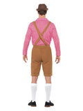 Mr Bavarian Costume, Red & Brown Dress Loud