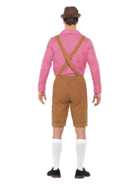 Mr Bavarian Costume, Red & Brown Dress Loud
