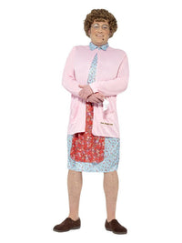 Mrs Brown Padded Costume, Pink Dress Loud