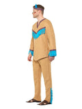 Native American Inspired Warrior Costume, Blue & B Dress Loud