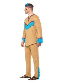 Native American Inspired Warrior Costume, Blue & B Dress Loud