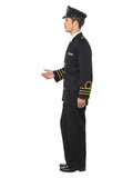 Navy Officer Costume, Black Dress Loud