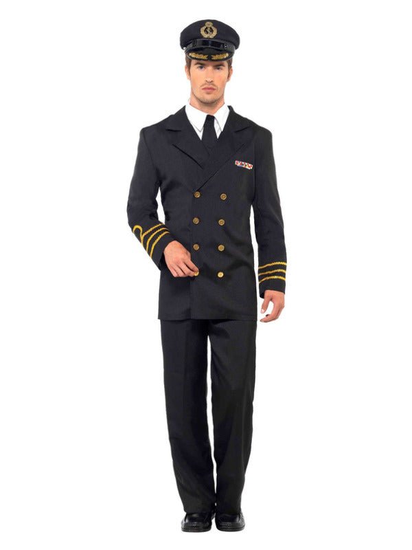 Navy Officer Costume, Black Dress Loud