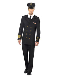 Navy Officer Costume, Black Dress Loud