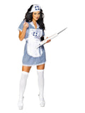Nurse Naughty Costume, Blue Dress Loud