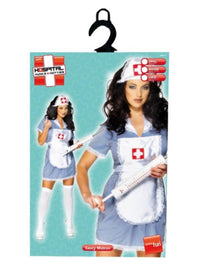 Nurse Naughty Costume, Blue Dress Loud