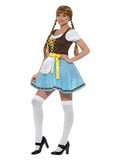 Olga Bavarian Costume, Blue & White Dress Loud