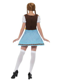 Olga Bavarian Costume, Blue & White Dress Loud