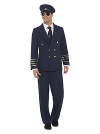 Pilot Costume, Navy Blue Dress Loud